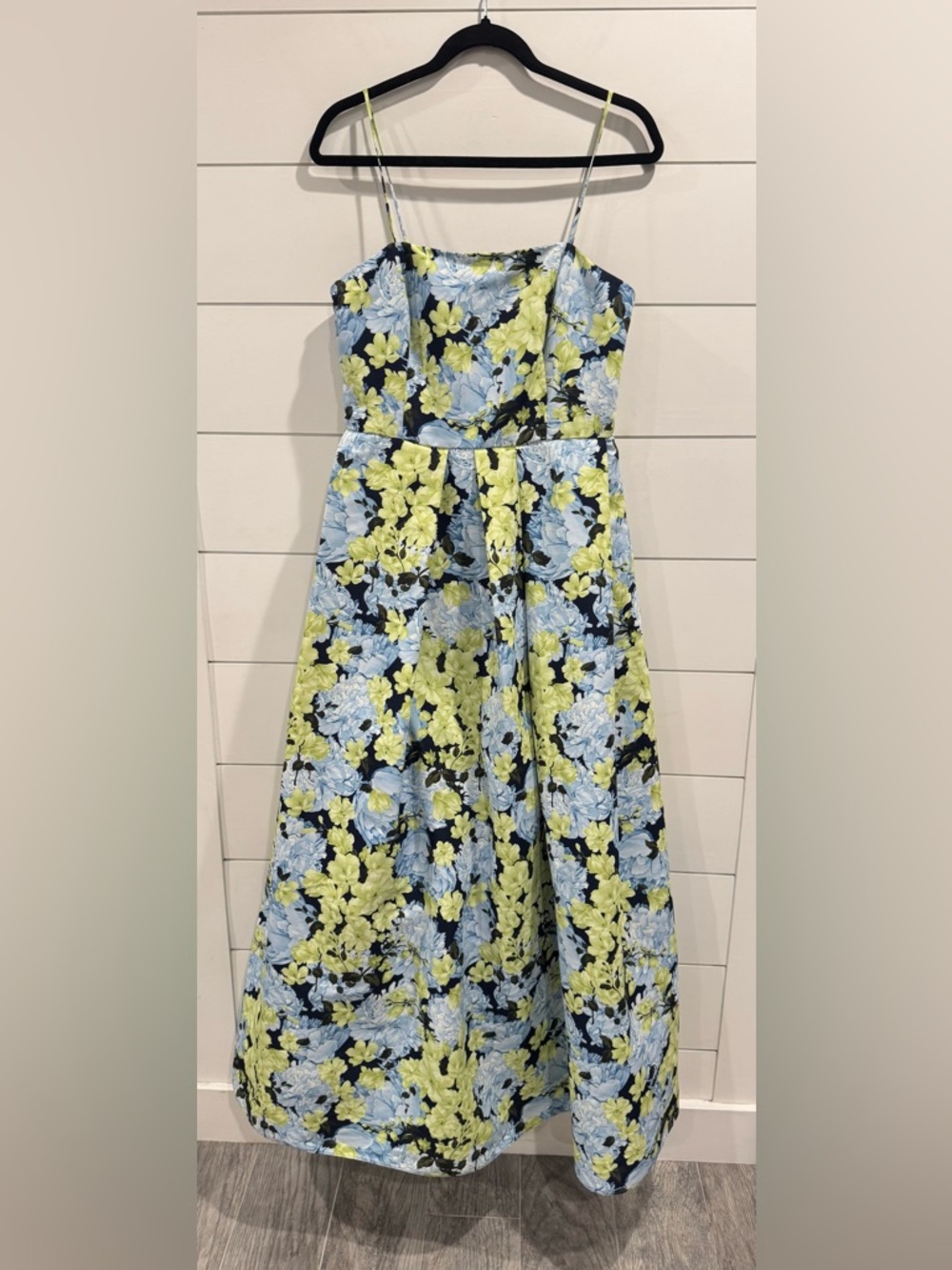 Sachin & Babi green blue floral Beau gown - Picture 5 of 9
